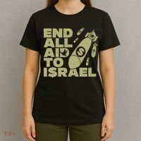 End All Aid To Israel T-Shirt thumb 4