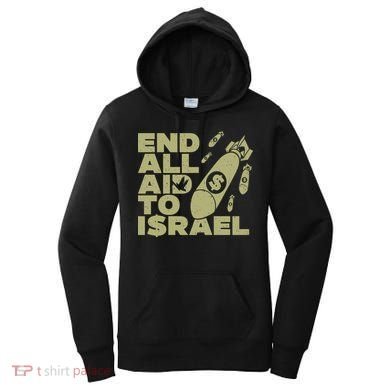 End All Aid To Israel Women's Hoodie