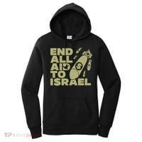 End All Aid To Israel Women's Hoodie thumb 0