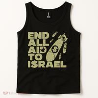 End All Aid To Israel Tank Top thumb 2