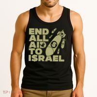 End All Aid To Israel Tank Top thumb 3