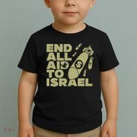 End All Aid To Israel Toddler T-Shirt thumb 2