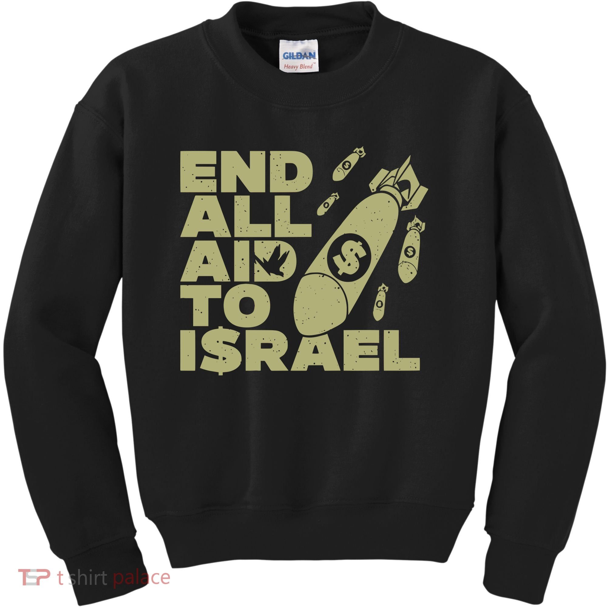 End All Aid To Israel Kids Sweatshirt