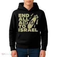 End All Aid To Israel Kids Hoodie thumb 4