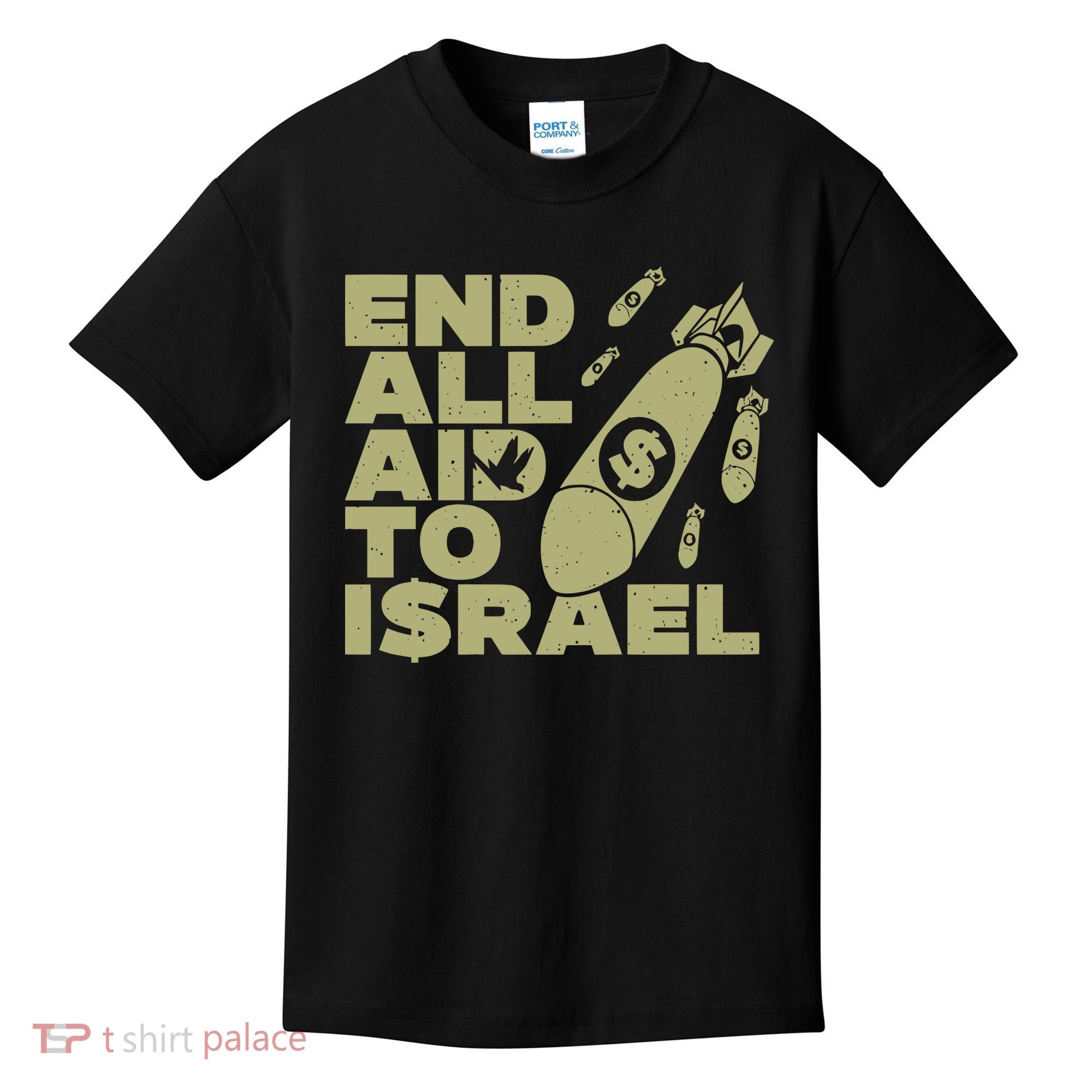 End All Aid To Israel Kids T-Shirt