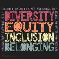 Retro Diversity Equity Inclusion Belonging DEIB Teacher Beanie thumb 2