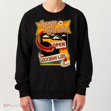 Ron DeSantis Escape To Florida Vinatge Women's Sweatshirt