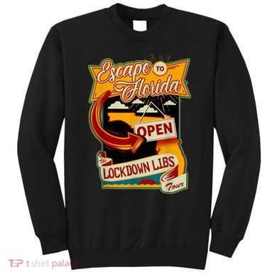 Ron DeSantis Escape To Florida Vinatge Sweatshirt