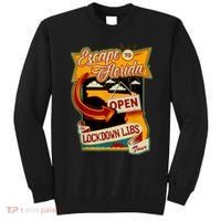 Ron DeSantis Escape To Florida Vinatge Sweatshirt thumb 0
