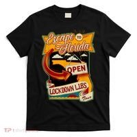 Ron DeSantis Escape To Florida Vinatge T-Shirt thumb 0