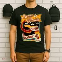 Ron DeSantis Escape To Florida Vinatge T-Shirt thumb 6