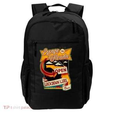 Ron DeSantis Escape To Florida Vinatge Backpack