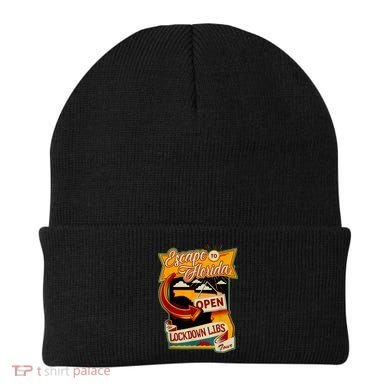 Ron DeSantis Escape To Florida Vinatge Beanie