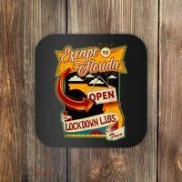 Ron DeSantis Escape To Florida Vinatge Coaster thumb 0