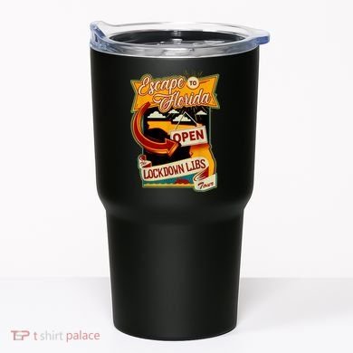 Ron DeSantis Escape To Florida Vinatge Tumbler