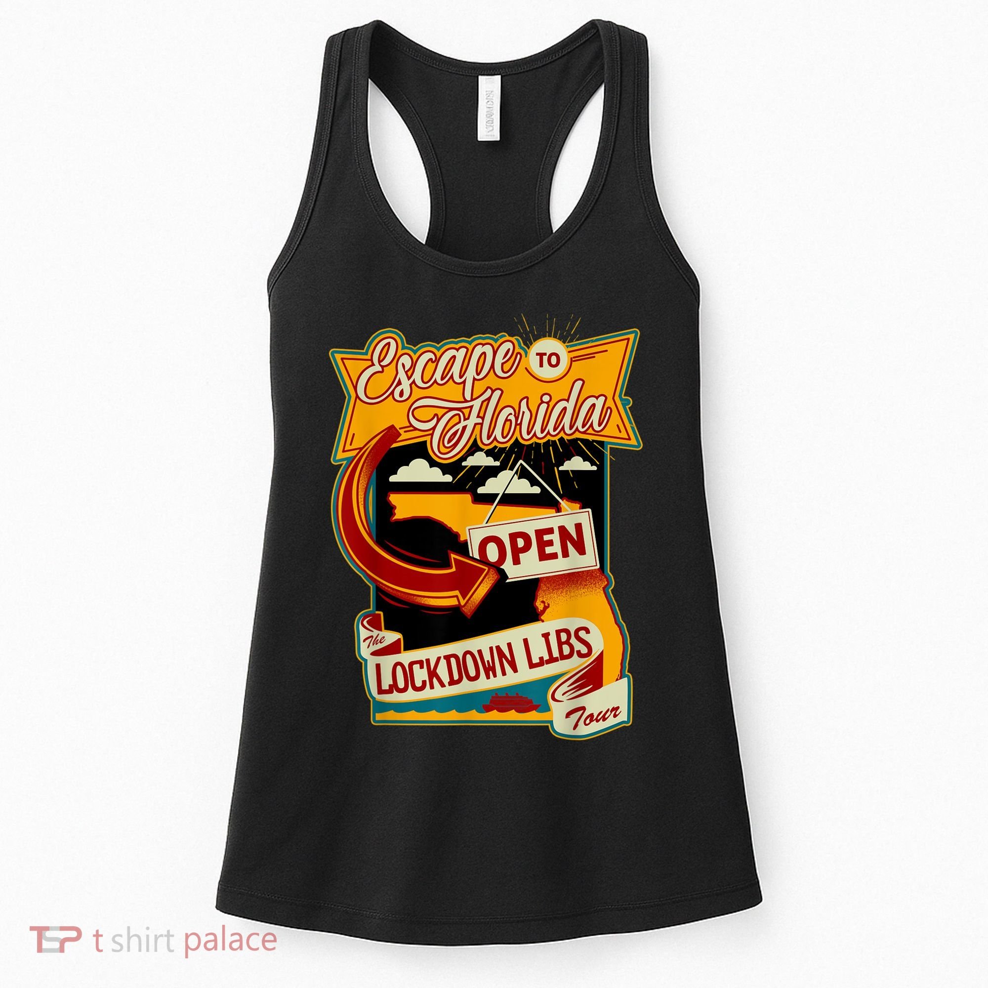 Ron DeSantis Escape To Florida Vinatge Women's Tank Top