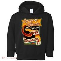 Ron DeSantis Escape To Florida Vinatge Toddler Hoodie thumb 0