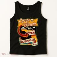 Ron DeSantis Escape To Florida Vinatge Tank Top thumb 2