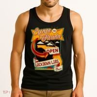 Ron DeSantis Escape To Florida Vinatge Tank Top thumb 3