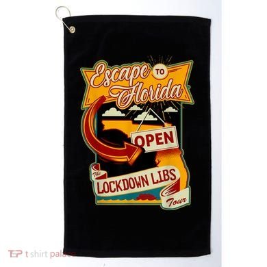 Ron DeSantis Escape To Florida Vinatge Golf Towel
