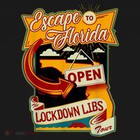 Ron DeSantis Escape To Florida Vinatge Women's T-Shirt thumb 6