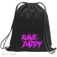 Rave Daddy EDM Rave Festival Outfit Sweatshirt Cinch Pack Bag thumb 0