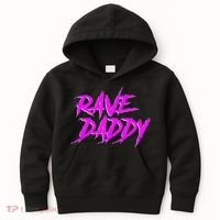 Rave Daddy EDM Rave Festival Outfit Kids Hoodie thumb 0