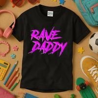 Rave Daddy EDM Rave Festival Outfit Kids T-Shirt thumb 3