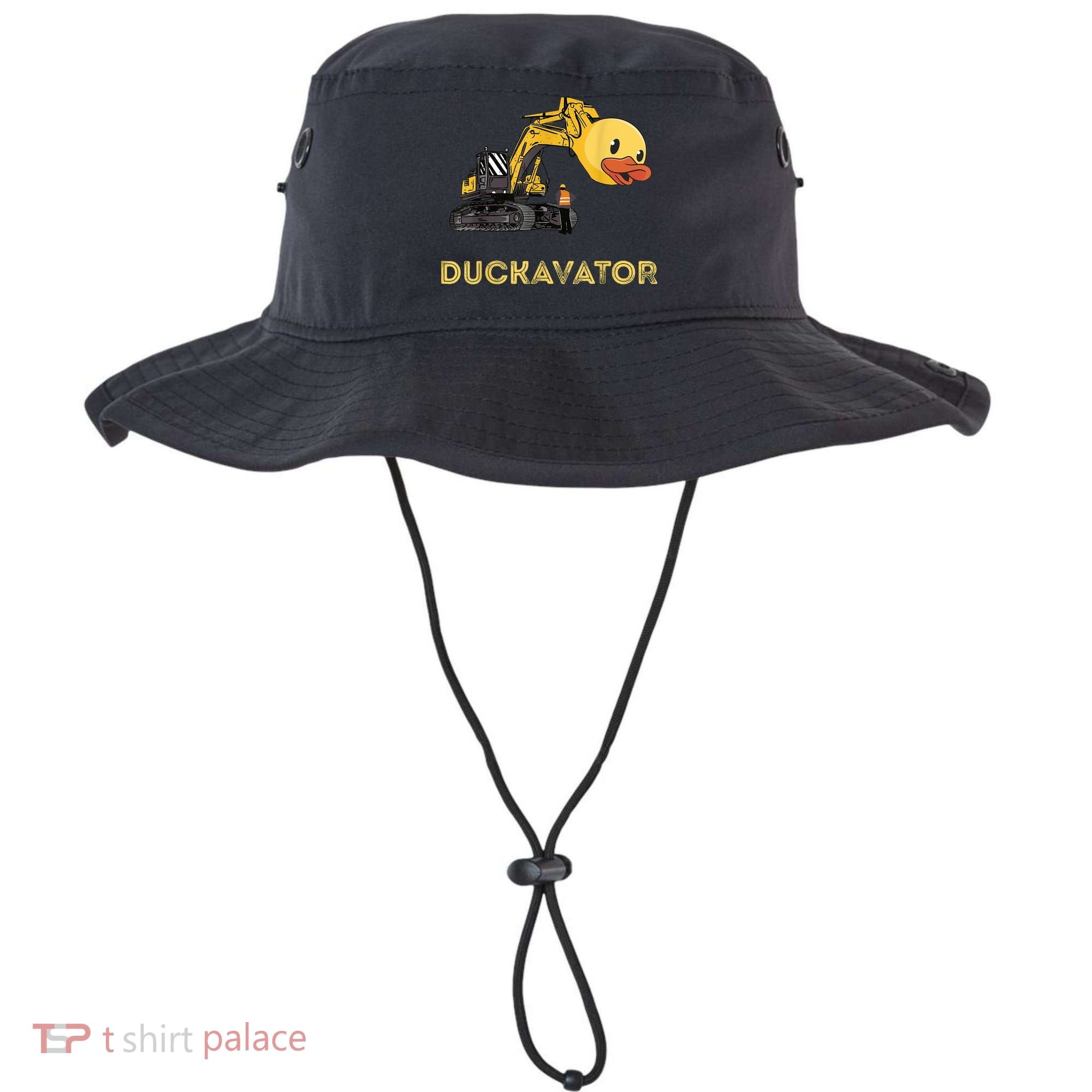 Rubber Duck Excavator Construction Site Backhoe Driver Bucket Hat