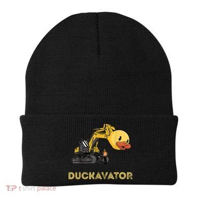 Rubber Duck Excavator Construction Site Backhoe Driver Beanie