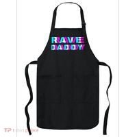 Rave Daddy EDM Music Festival Father Optical Illusion Trippy Apron thumb 0