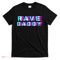 Rave Daddy EDM Music Festival Father Optical Illusion Trippy T-Shirt thumb 0