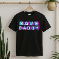 Rave Daddy EDM Music Festival Father Optical Illusion Trippy T-Shirt thumb 2