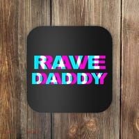 Rave Daddy EDM Music Festival Father Optical Illusion Trippy Coaster thumb 0