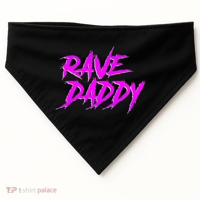 Rave Daddy Edm Rave Festival USA-Made Doggie Bandana