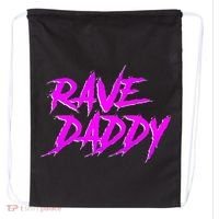 Rave Daddy Edm Rave Festival Drawstring Bag thumb 0
