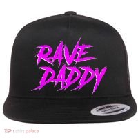 Rave Daddy Edm Rave Festival Flat Bill Trucker Hat thumb 0
