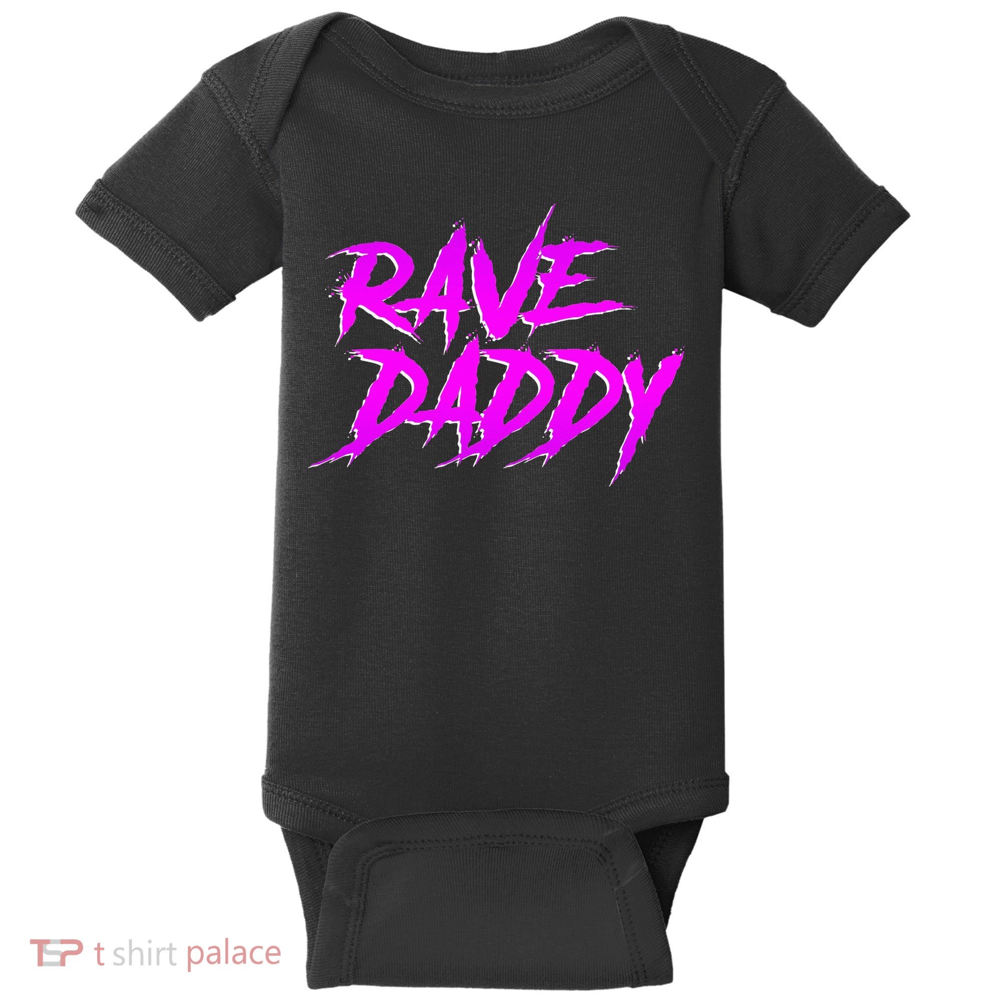 Rave Daddy Edm Rave Festival Baby Bodysuit