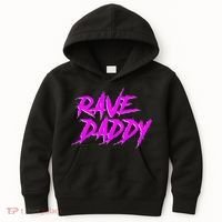 Rave Daddy Edm Rave Festival Kids Hoodie thumb 0