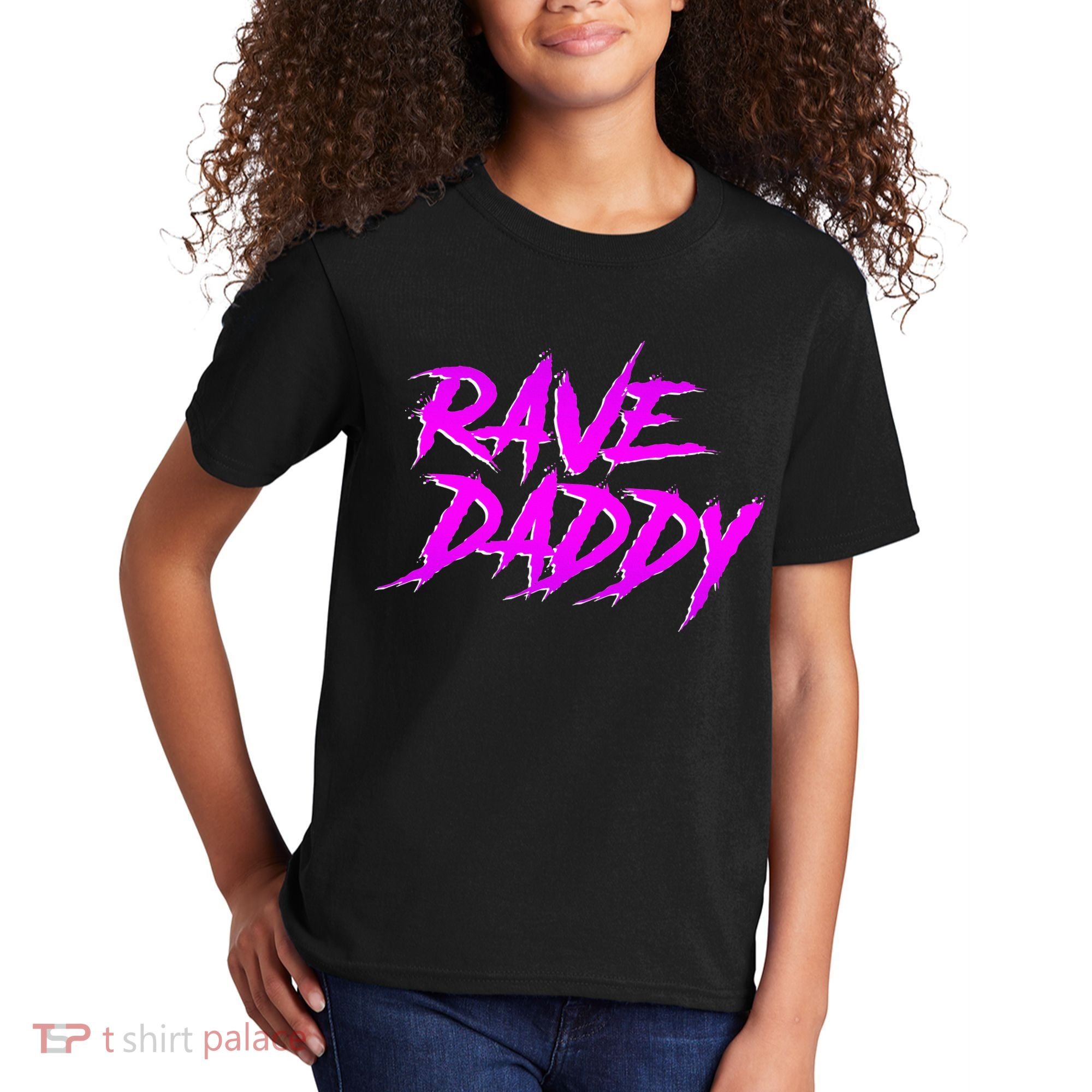 Rave Daddy Edm Rave Festival Kids T-Shirt