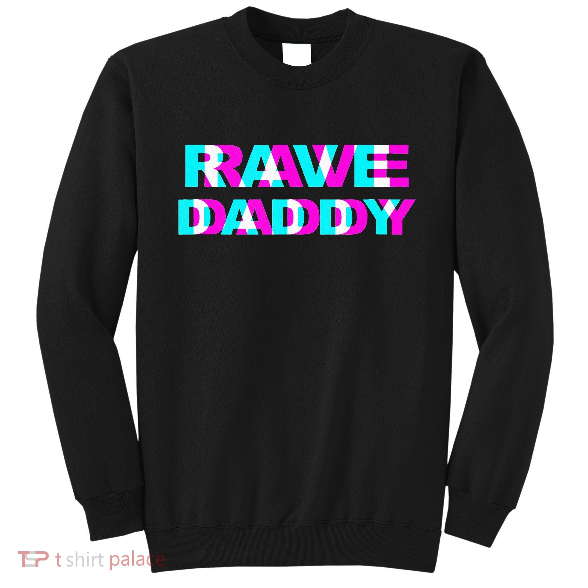 Rave Daddy EDM Music Festival Father Optical Illusion Trippy Sweatshirt