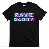 Rave Daddy EDM Music Festival Father Optical Illusion Trippy T-Shirt thumb 0
