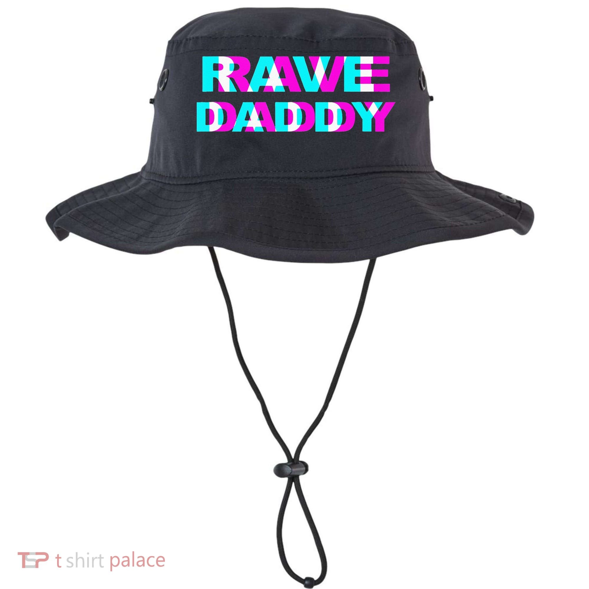 Rave Daddy EDM Music Festival Father Optical Illusion Trippy Bucket Hat