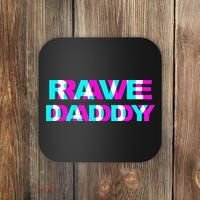 Rave Daddy EDM Music Festival Father Optical Illusion Trippy Coaster thumb 0