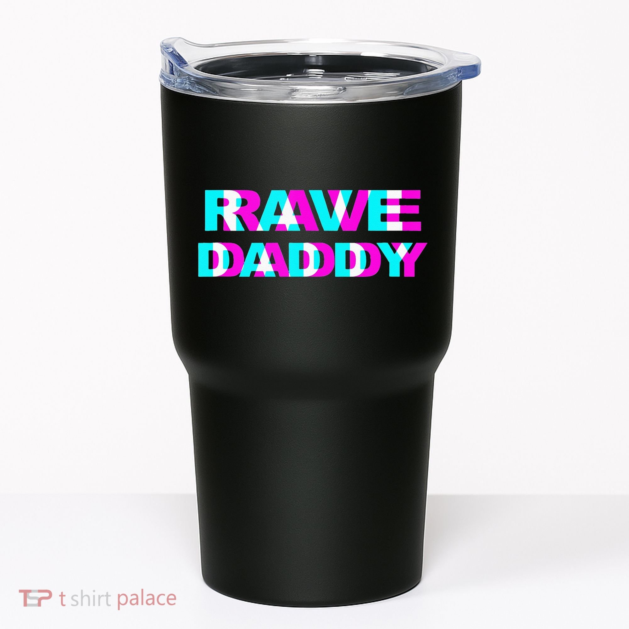 Rave Daddy EDM Music Festival Father Optical Illusion Trippy Tumbler