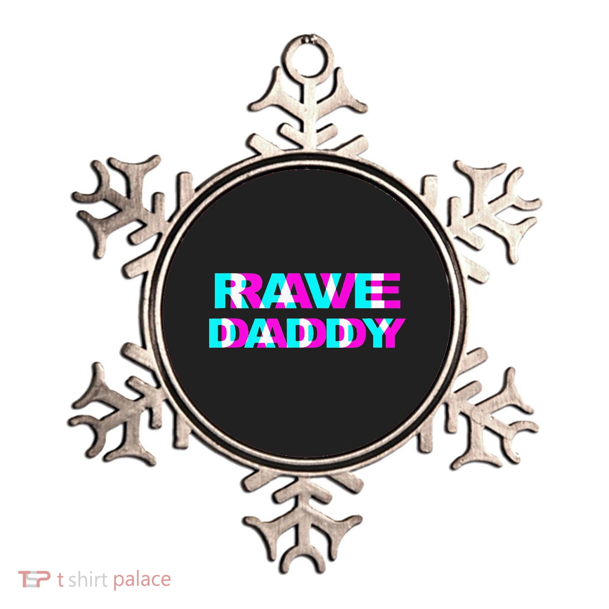 Rave Daddy EDM Music Festival Father Optical Illusion Trippy Ornament