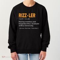 Rizzler Definition Funny Meme Quote Gen Z Alpha Rizz Up Women's Sweatshirt thumb 0