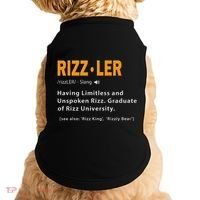 Rizzler Definition Funny Meme Quote Gen Z Alpha Rizz Up Doggie Tank thumb 0