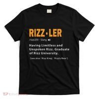 Rizzler Definition Funny Meme Quote Gen Z Alpha Rizz Up T-Shirt thumb 0