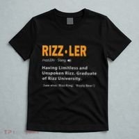 Rizzler Definition Funny Meme Quote Gen Z Alpha Rizz Up T-Shirt thumb 5